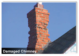 Damaged Chimney